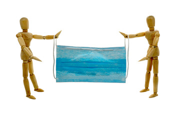 LIGHT BLUE SURGICAL MASK