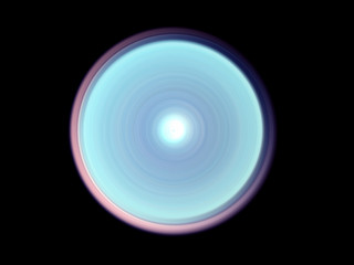 Abstract Radial Motion Blur on a  blue circle on a black background. Circle pattern for label, textiles, garment or brochure design. Background for modern graphic design and text.        