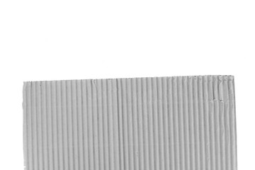 Cardboard texture. cardboard background . Piece of corrugated cardboard torn. Cardboard texture ragged edge. Space for text.