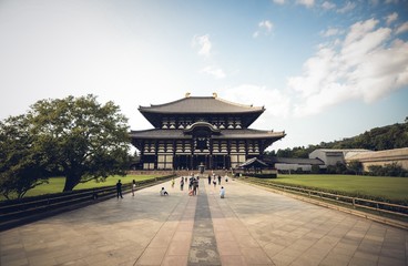 Incredible TÅdai-Ji Buddist temple complex, Nara, Japan