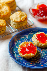 Traditional homemade scones