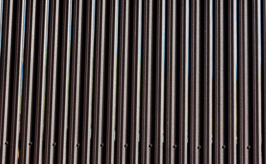 Obraz premium Corrugated metal siding