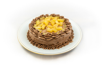 cake with chocolate