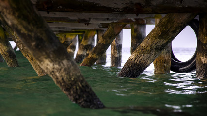 old wooden pier