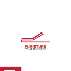 Modern Furniture Vector Logo template