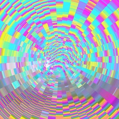 Vibrant colored circular and striped lines background. Starburst & sunburst effect, ideal for ad banner and cover design.