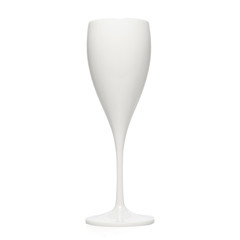 Realistic champagne glass