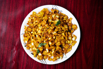 bowl of jack fruit chips