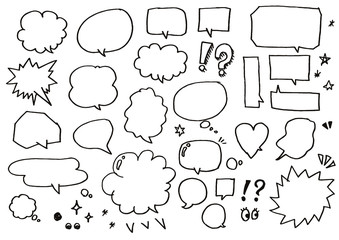 ふきだし素材セット