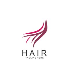 Obraz premium Modern Hair Salon Logo Design