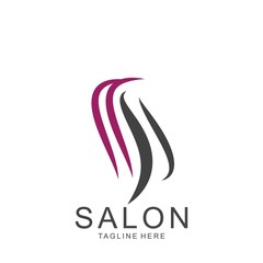 Obraz premium Modern Hair Salon Logo Design