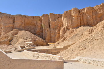 
A beautiful corner at the Valley of the King at Egypt.