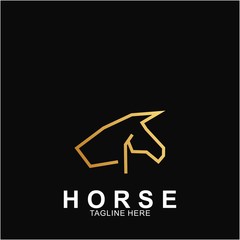 Horse Logo with modern concept