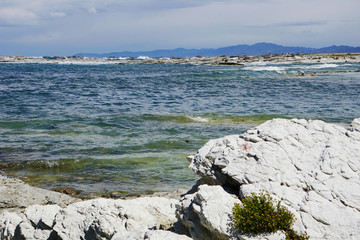 Fototapeta na wymiar Seascape view from the coast