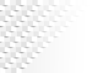 Abstract geometric white geometric texture background for design.
