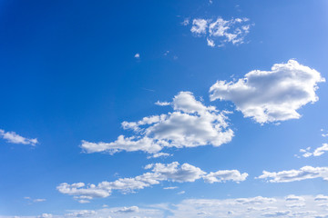Blue sky with clouds and sun blue sky clouds lue white in the