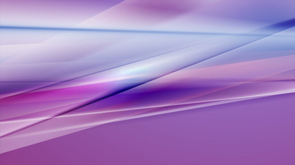 Blue and violet abstract glossy stripes background