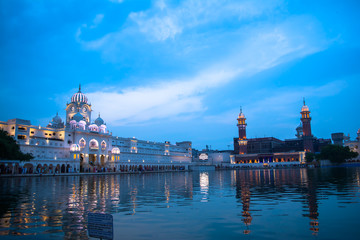 The Harmindar Sahib, also known as Golden Temple Amritsar
