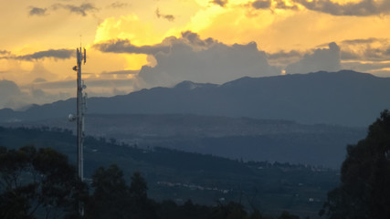 Atardecer en el campo