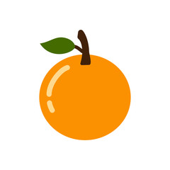 orange icon design, flat style trendy collection
