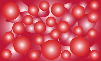 abstract background with round red shapes. good for desktop backgrounds, smartphone or other backgrounds.
