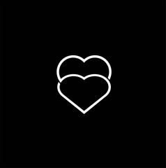 logo heart , logo line love , logo line heart , logo love icon 