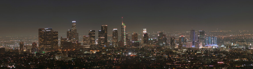 Los Angeles night panorama