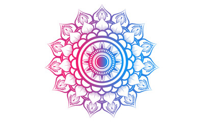 Colorful mandala background