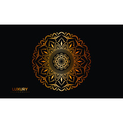Luxury mandala background, decorative background with an elegant mandala design