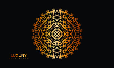 Luxury mandala background, decorative background with an elegant mandala design