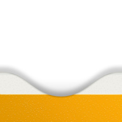 Beer foam. The beer bubbles burst. Alcohol bubbles.
背景：夏 ビール 泡 あわ お酒 生 生ビール しずる感 アルコール 発泡酒