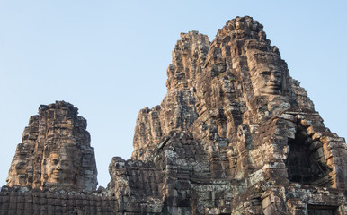 Fototapeta na wymiar Bayon temple. Angkor Thom. Cambodia