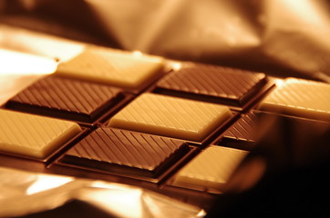 Dark and White Chocolate Bar