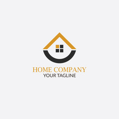 Real State Logo with style Modern for Construction , architecture , residence , hotel , property business , home interior or exterior