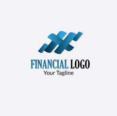 accounting & financial logo with style modern can also for Arrow Data , Market Static ,money management icon , stock chart logos