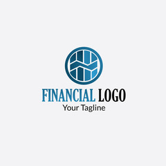 accounting & financial logo with style modern can also for Arrow Data , Market Static ,money management icon , stock chart logos