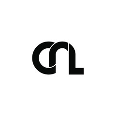 Obraz premium crl letter original monogram logo design