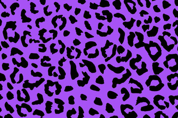 Black and Purple leopard skin pattern for background © Saichol