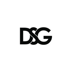 dsg letter original monogram logo design