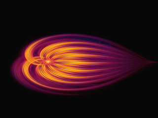 Abstract twirl background with vibrant colors