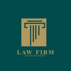 Law Firm Logo Design. Icon law firm vector