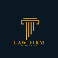 Law Firm Logo Design. Icon law firm vector