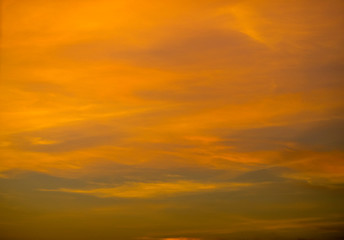 abstract background view of the colorful twilight sky.In the evening, the colorful changes (pink,...