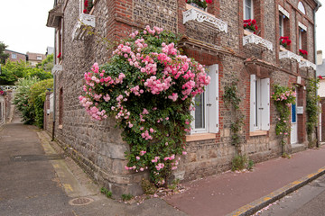 Fototapeta na wymiar Veules-les-Roses