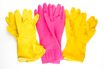 cleaning of the premises. latex gloves.