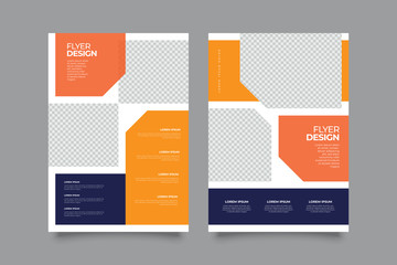 Corporate Creative Business Flyer brochure design, size A4 template, creative leaflet, trend cover geometric, agency flyer