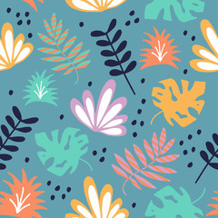 Abstract tropical background.