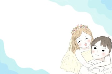 海好きなカップルの結婚式