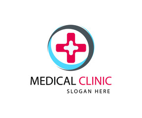 Medical pharmacy logo design template vector illustrator.