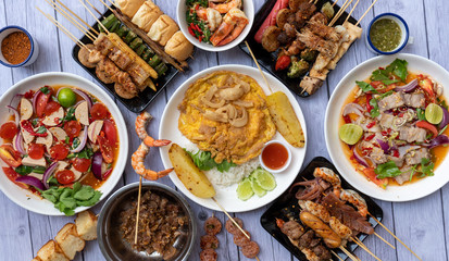 Thai Food Mixed Dishes 